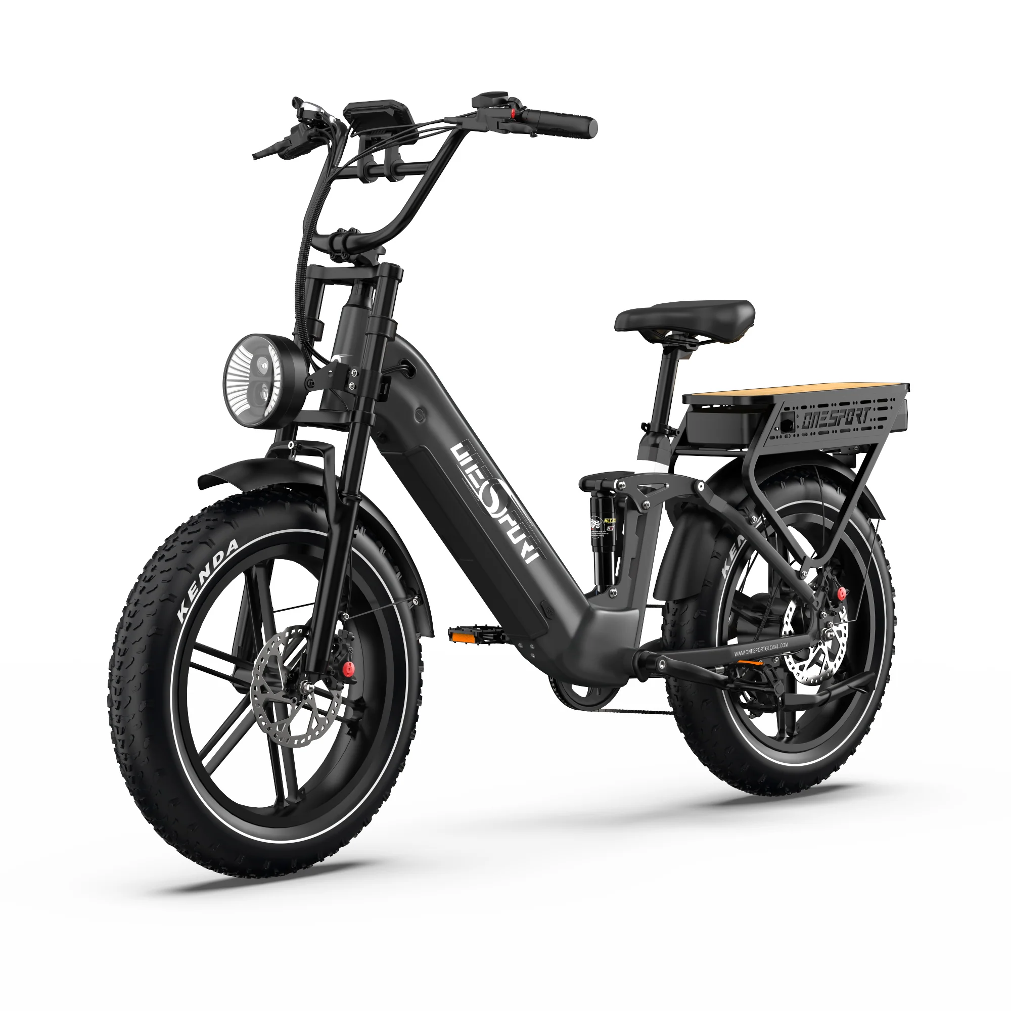 Onesport OT08Pro Full Suspension E-Bike - Image 3