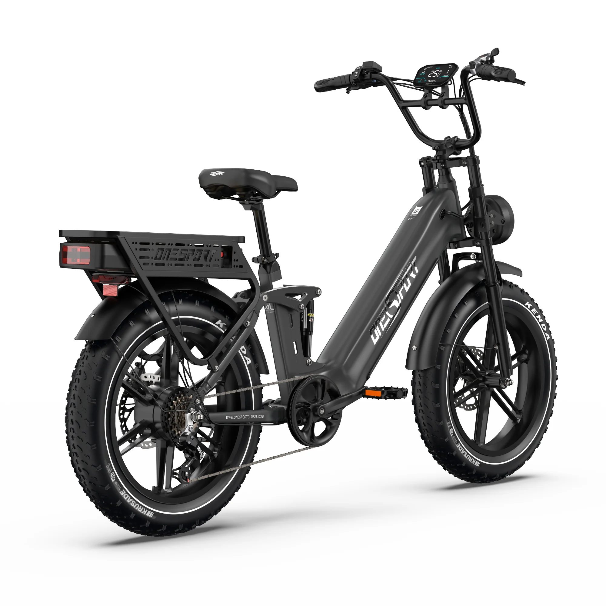 Onesport OT08Pro Full Suspension E-Bike - Image 5